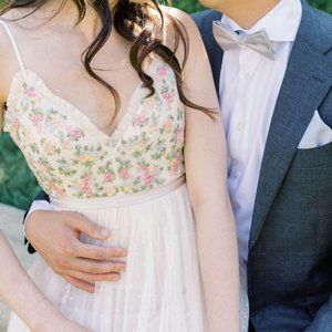 Needle & Thread Emma Ditsy Bodice Cami Maxi Dress